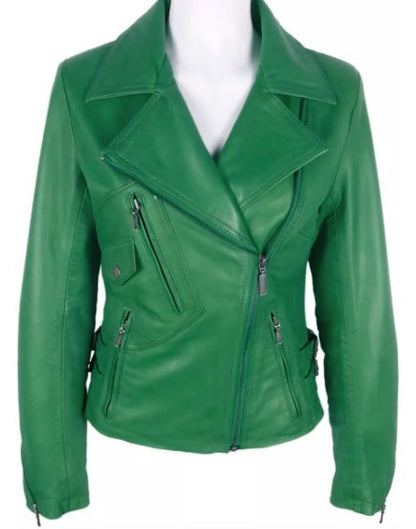 Womens Lambskin Genuine Leather Jacket